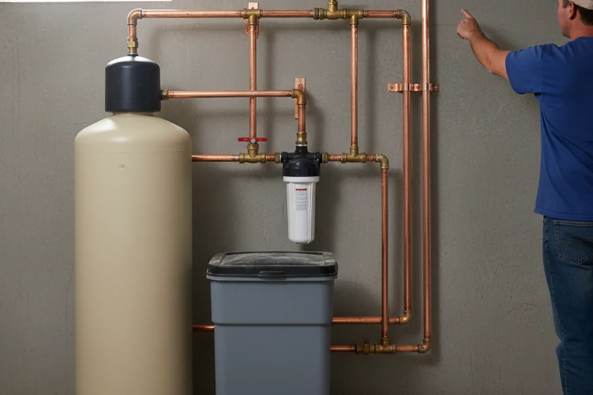 Whole-house water treatment system installed in Sylva